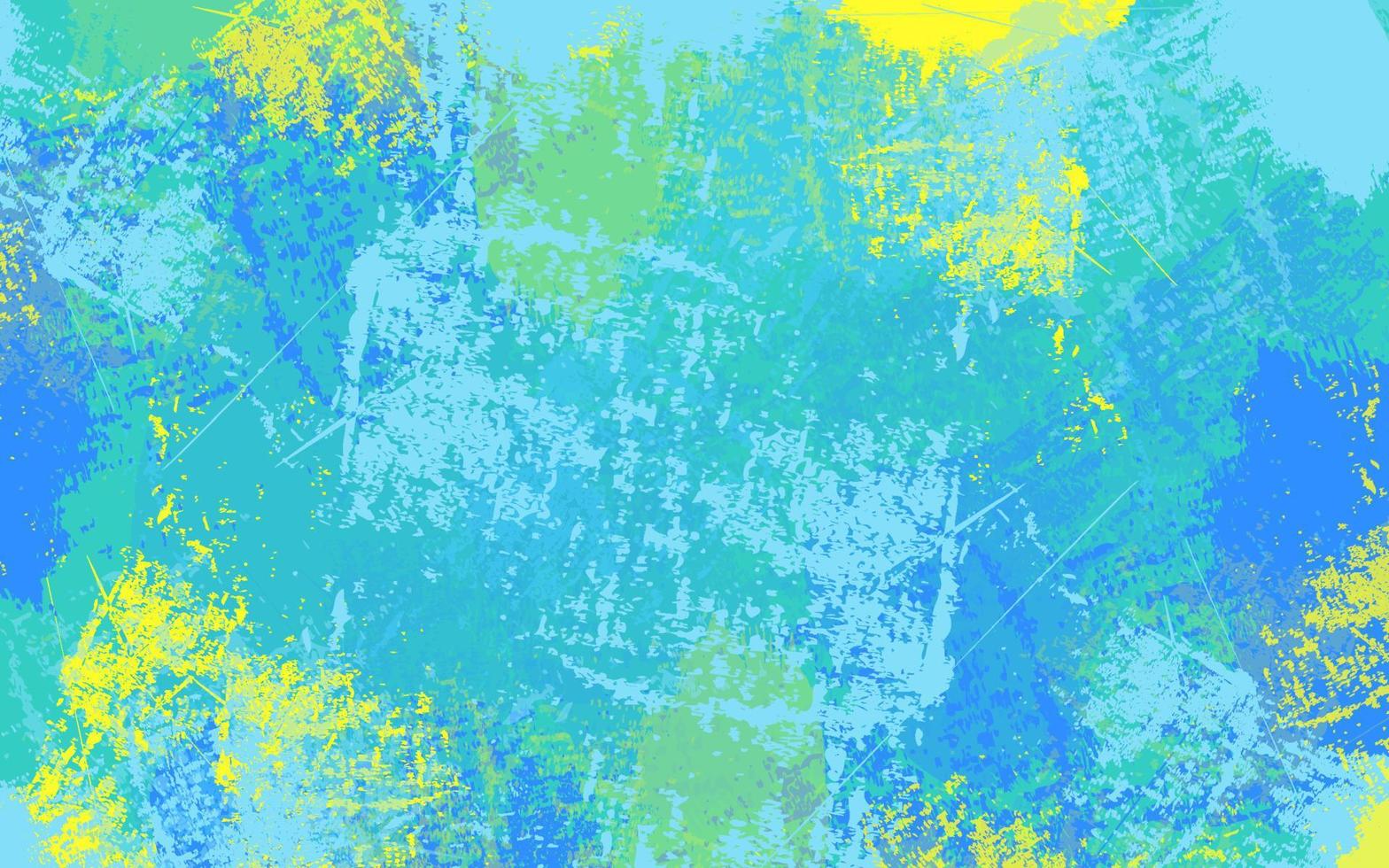 abstract grunge structuur blauw en geel kleur achtergrond vector