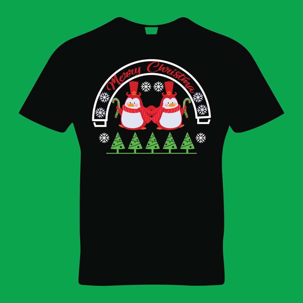 kerst t-shirt ontwerp vector