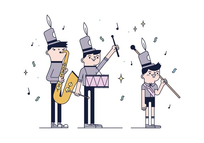 Gratis Marching Band Vector