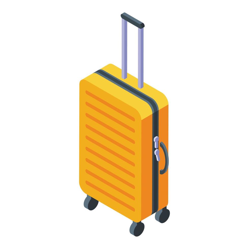 bagage icoon, isometrische stijl vector