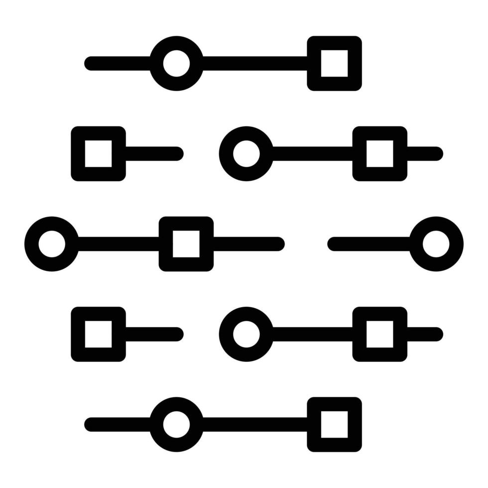 geest Ontdek icoon schets vector. gegevens mijnbouw vector