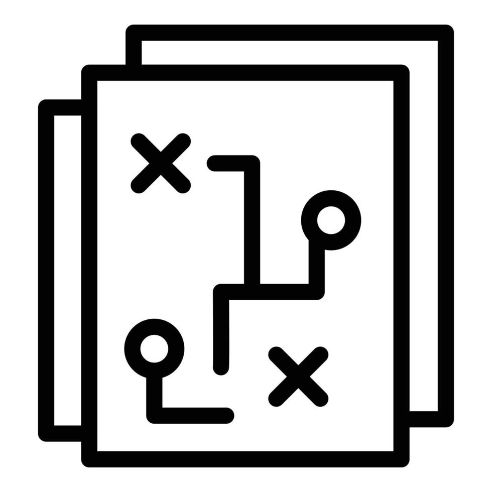 brainstorming regeling icoon, schets stijl vector