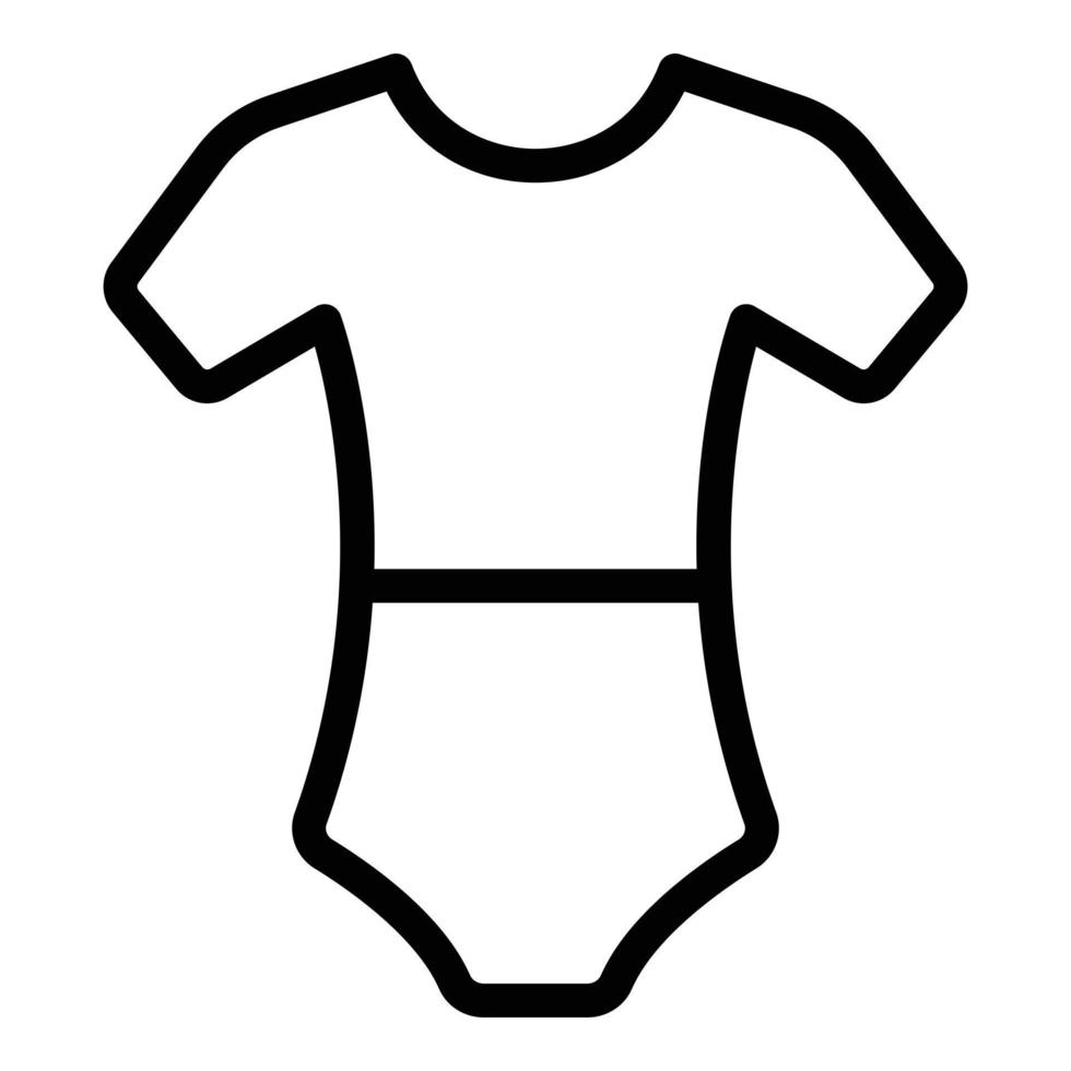 ballet lichaam kleding icoon, schets stijl vector