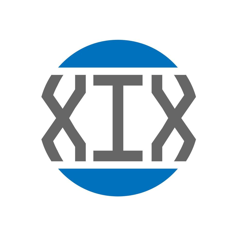 xix brief logo ontwerp Aan wit achtergrond. xix creatief initialen cirkel logo concept. xix brief ontwerp. vector