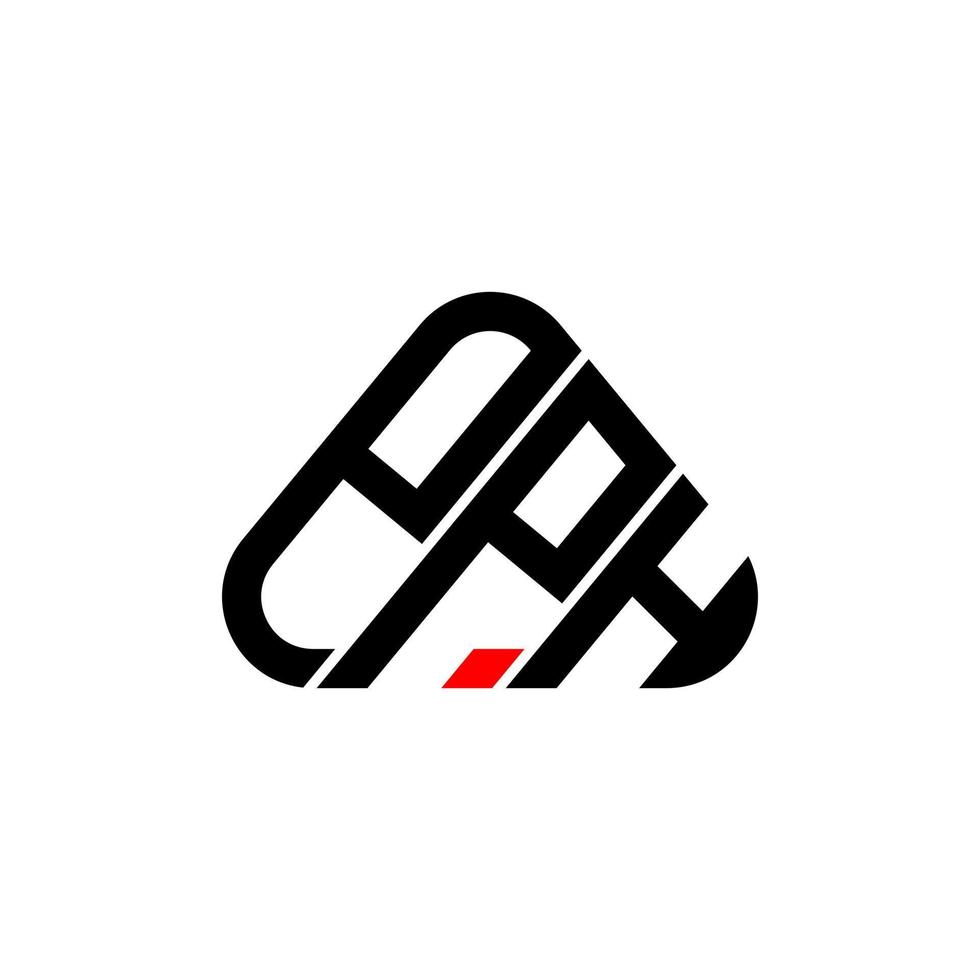 pph brief logo creatief ontwerp met vector grafisch, pph gemakkelijk en modern logo.