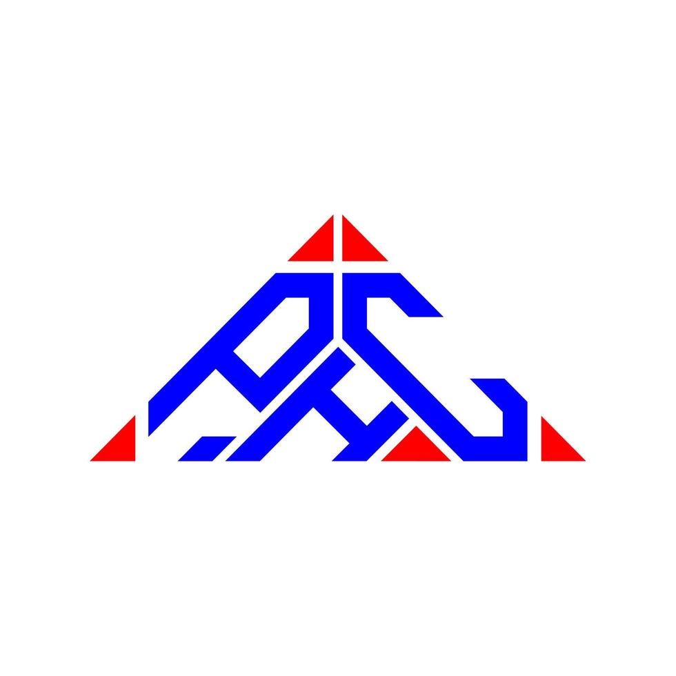 phc brief logo creatief ontwerp met vector grafisch, phc gemakkelijk en modern logo.