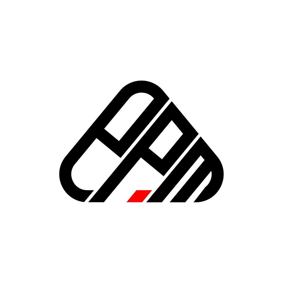 p p m brief logo creatief ontwerp met vector grafisch, p p m gemakkelijk en modern logo.