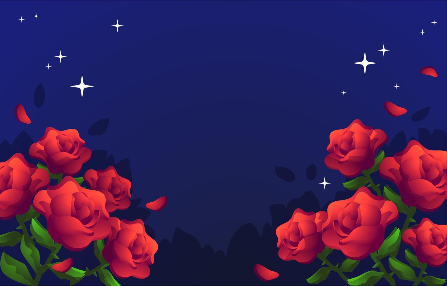 bloemen rode roos achtergrond vector