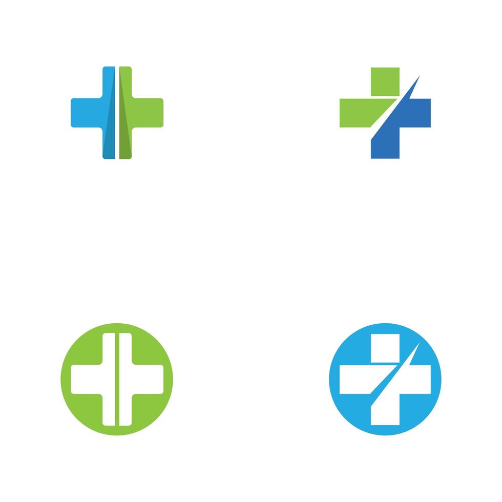 ziekenhuis symbolen sjabloon pictogrammen vector