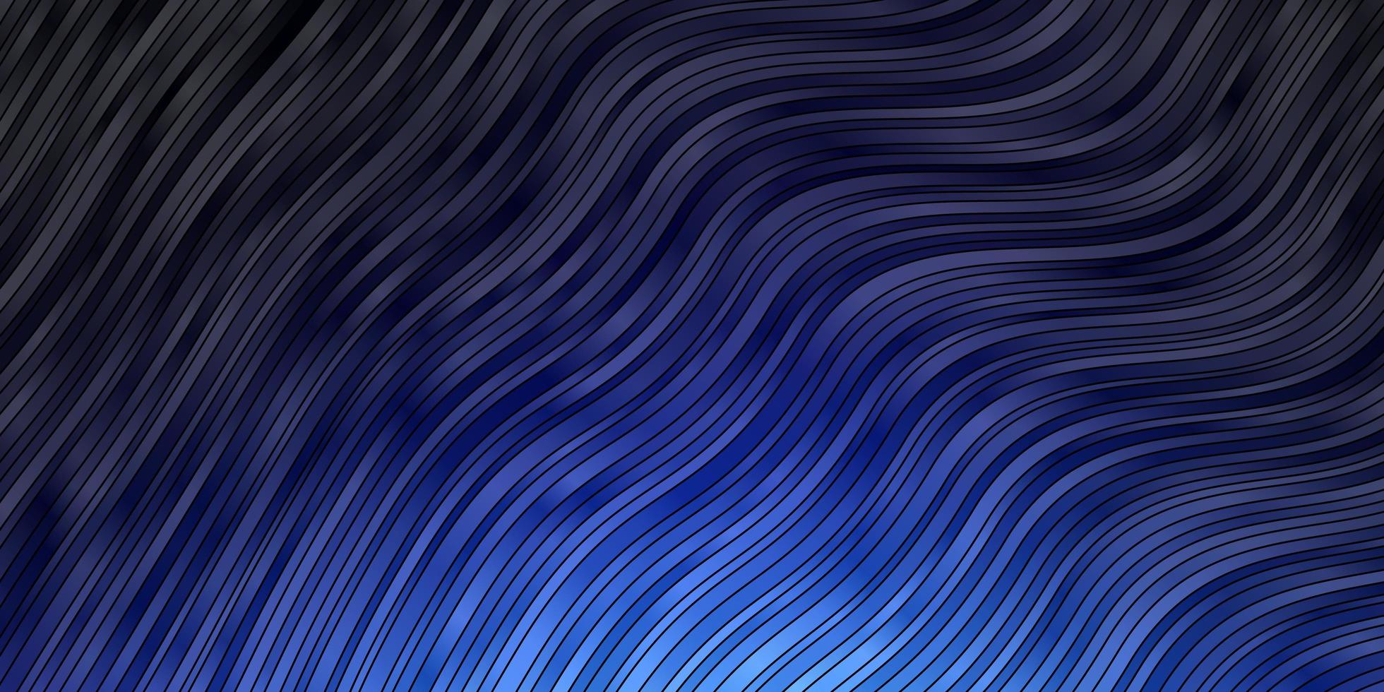 donkerblauwe achtergrond met wrange lijnen. vector
