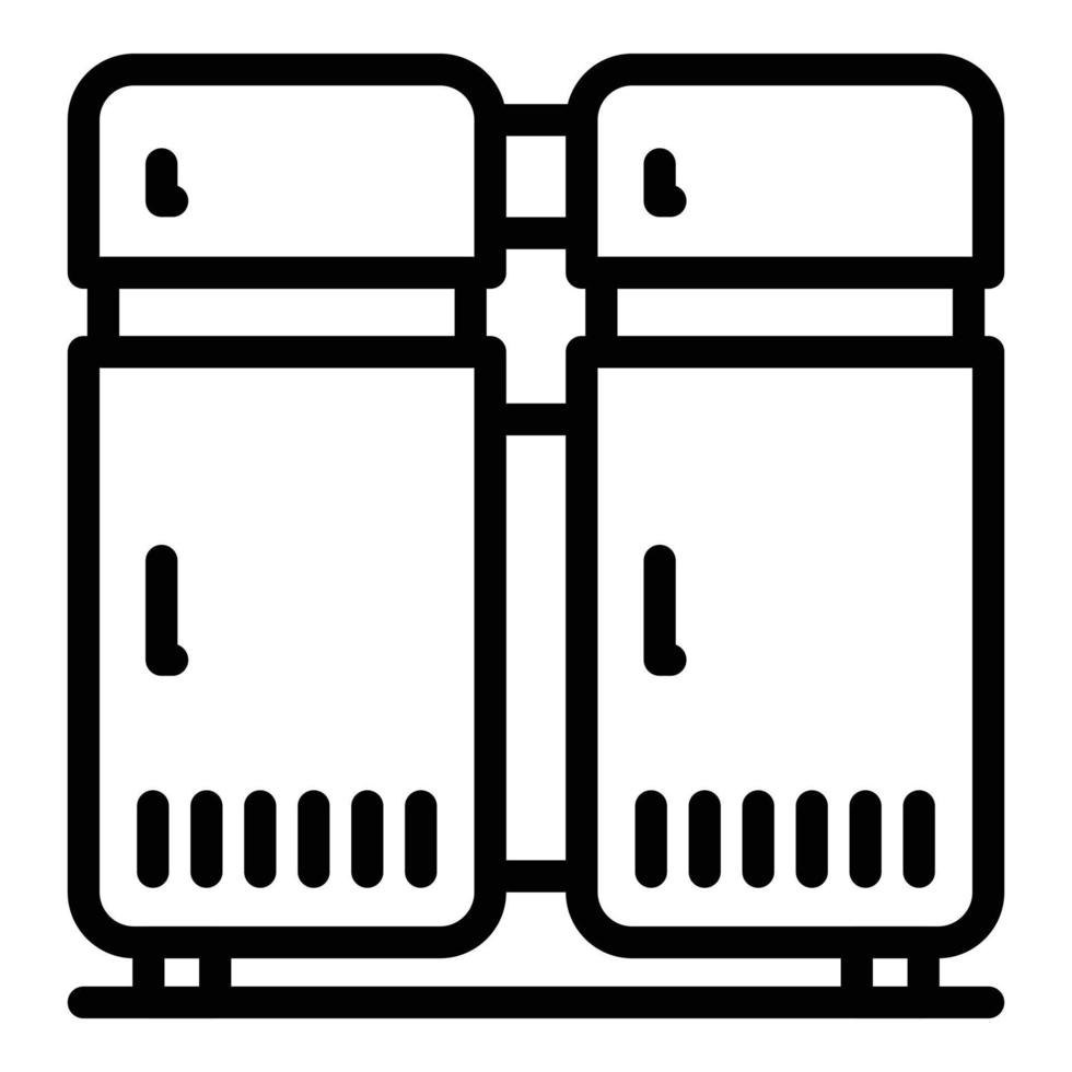 geschiktheid uitrusting icoon, schets stijl vector