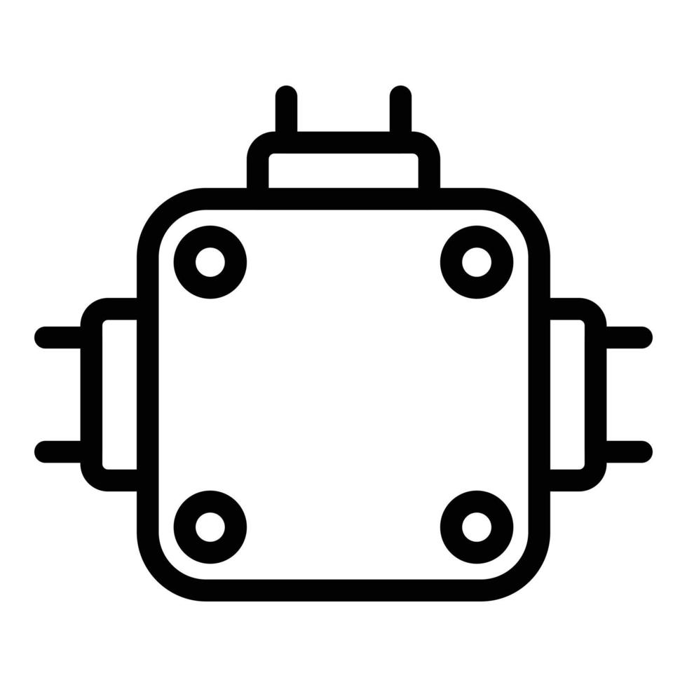 gereedschap knooppunt doos icoon, schets stijl vector