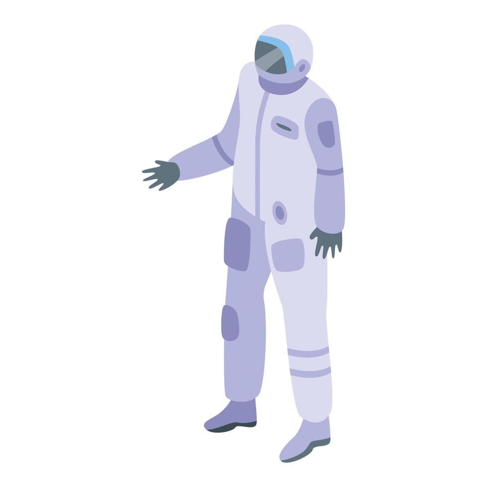 kosmonaut icoon, isometrische stijl vector