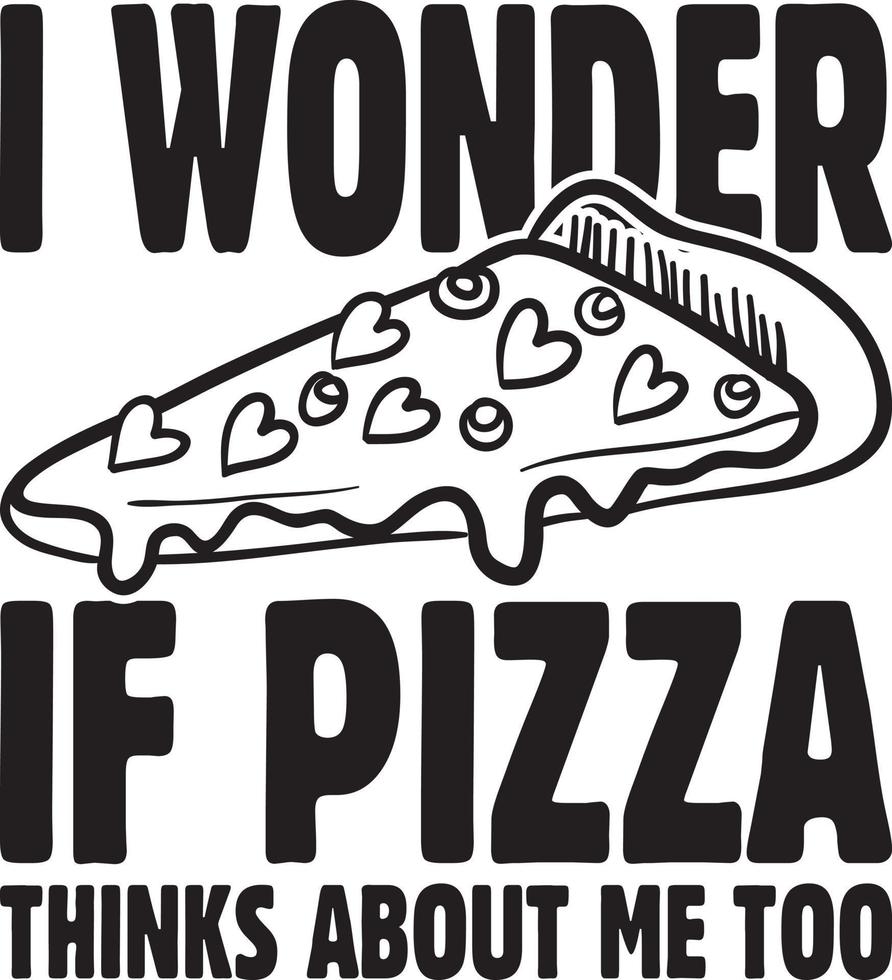 pizza t-shirt ontwerp bundel, typografie t-shirt ontwerp vector