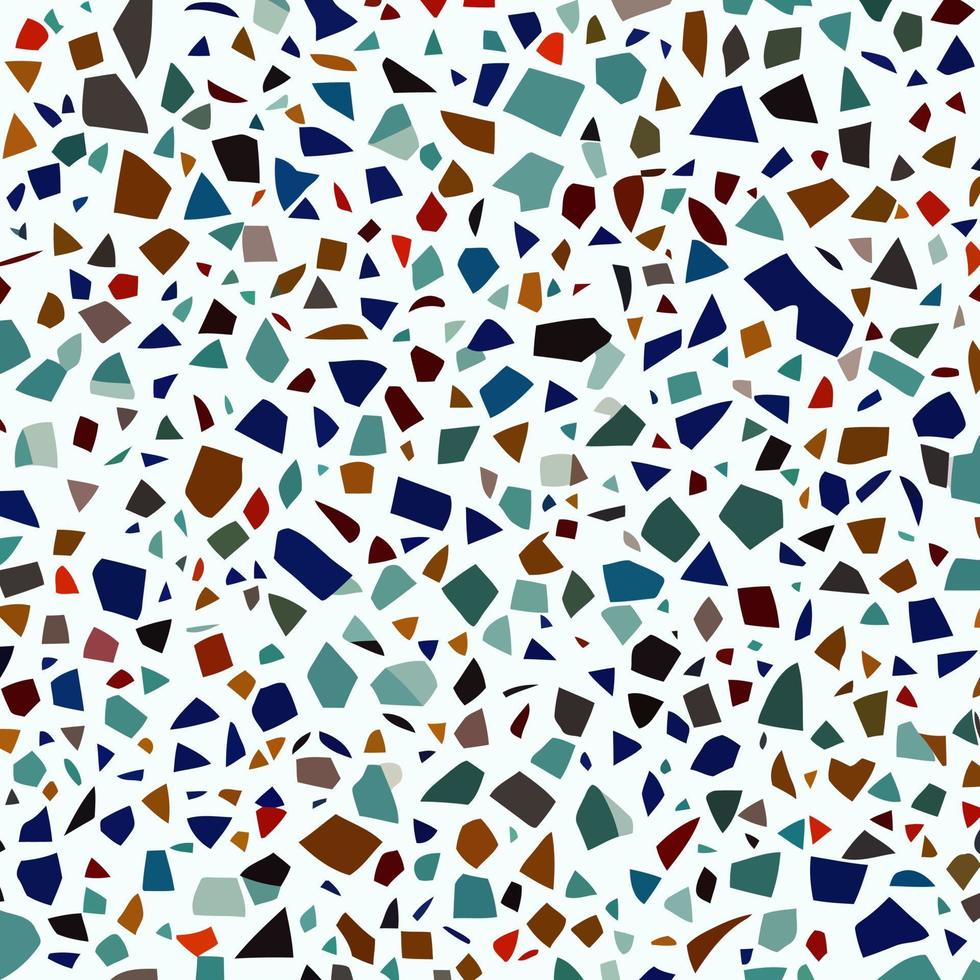 winter terrazzo gebroken rots steenslag vector