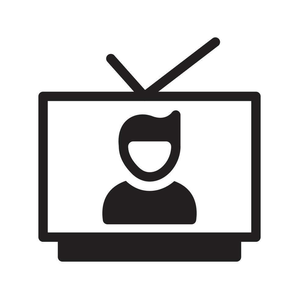 televisie vector illustratie Aan een achtergrond.premium kwaliteit symbolen.vector pictogrammen voor concept en grafisch ontwerp.