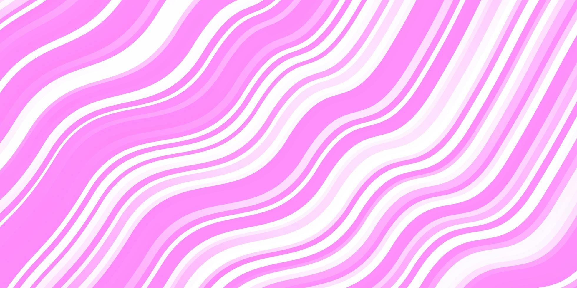 roze sjabloon met gebogen lijnen. vector
