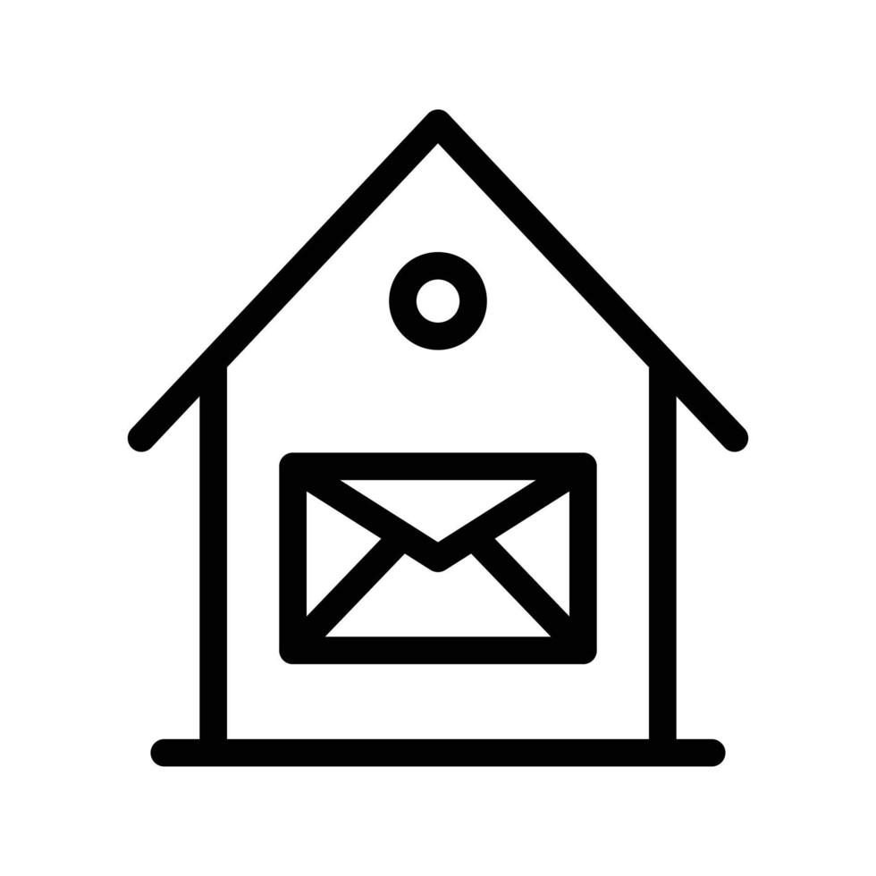 e-mail huis vector illustratie Aan een achtergrond.premium kwaliteit symbolen.vector pictogrammen voor concept en grafisch ontwerp.