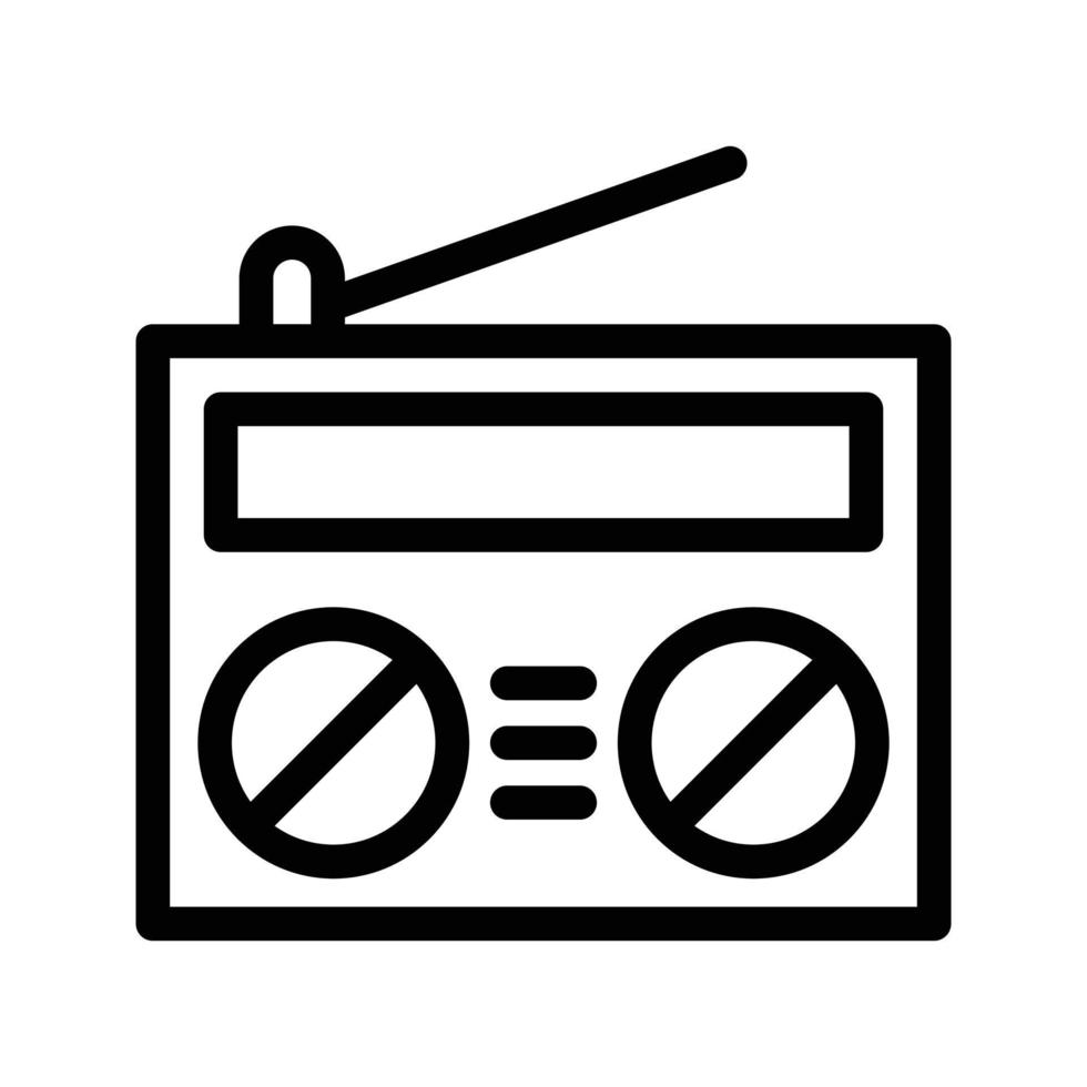 radio vectorillustratie op een background.premium kwaliteit symbolen.vector pictogrammen voor concept en grafisch ontwerp. vector