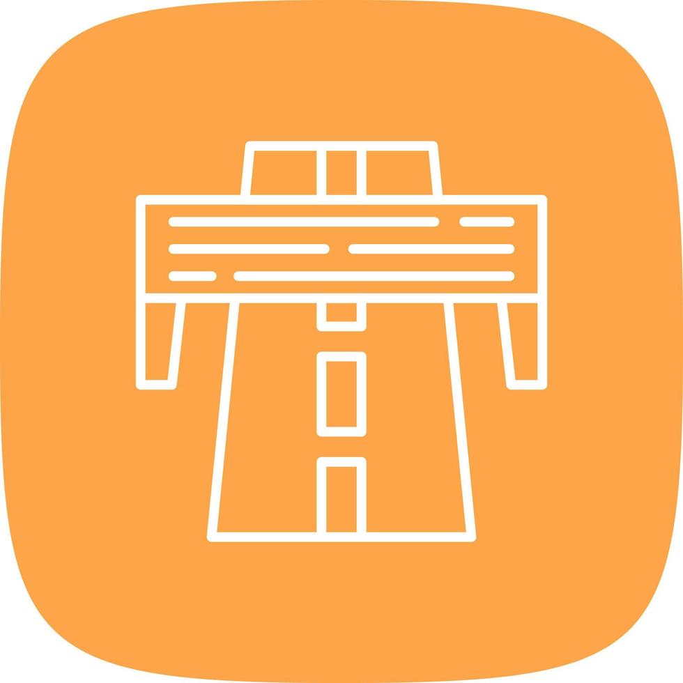 snelweg creatief icoon ontwerp vector