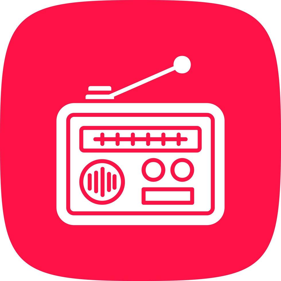 radio creatief icoon ontwerp vector