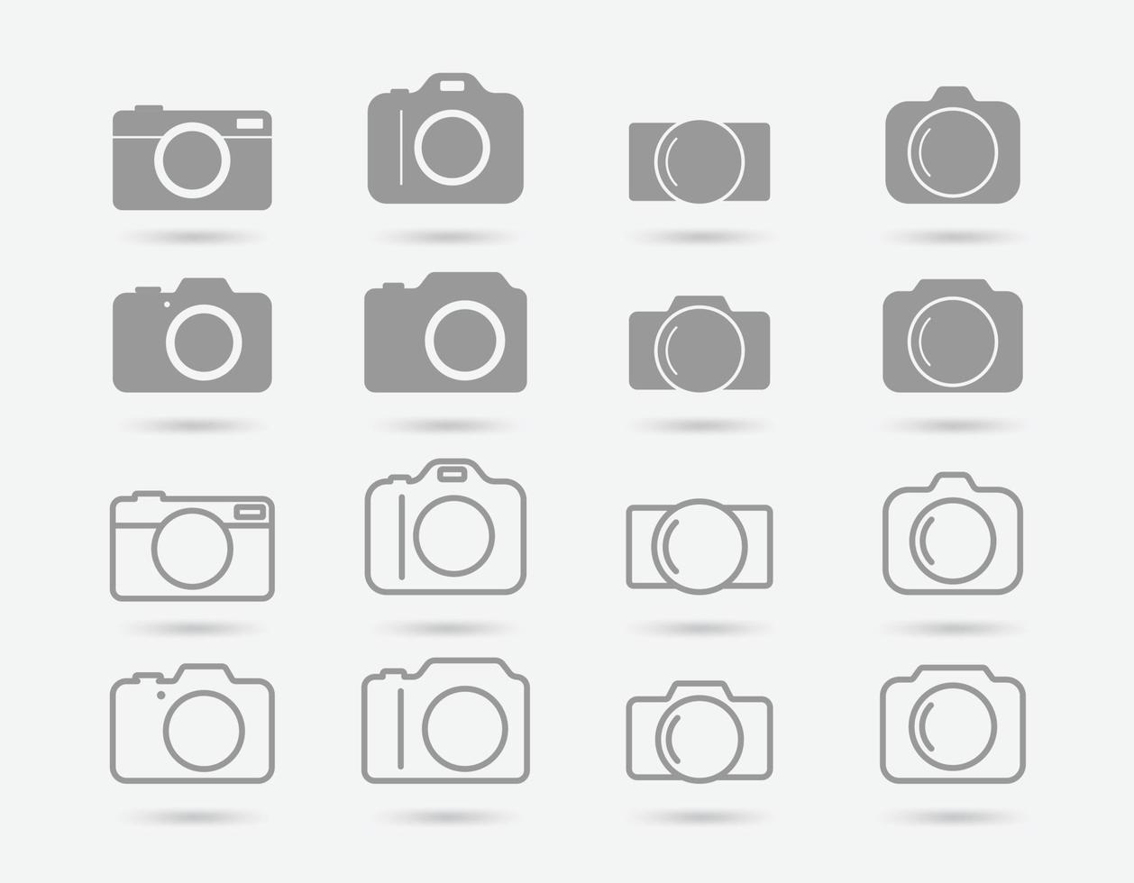 camerateken en symbool. fotopictogram of afbeeldingspictogram. vector. vector