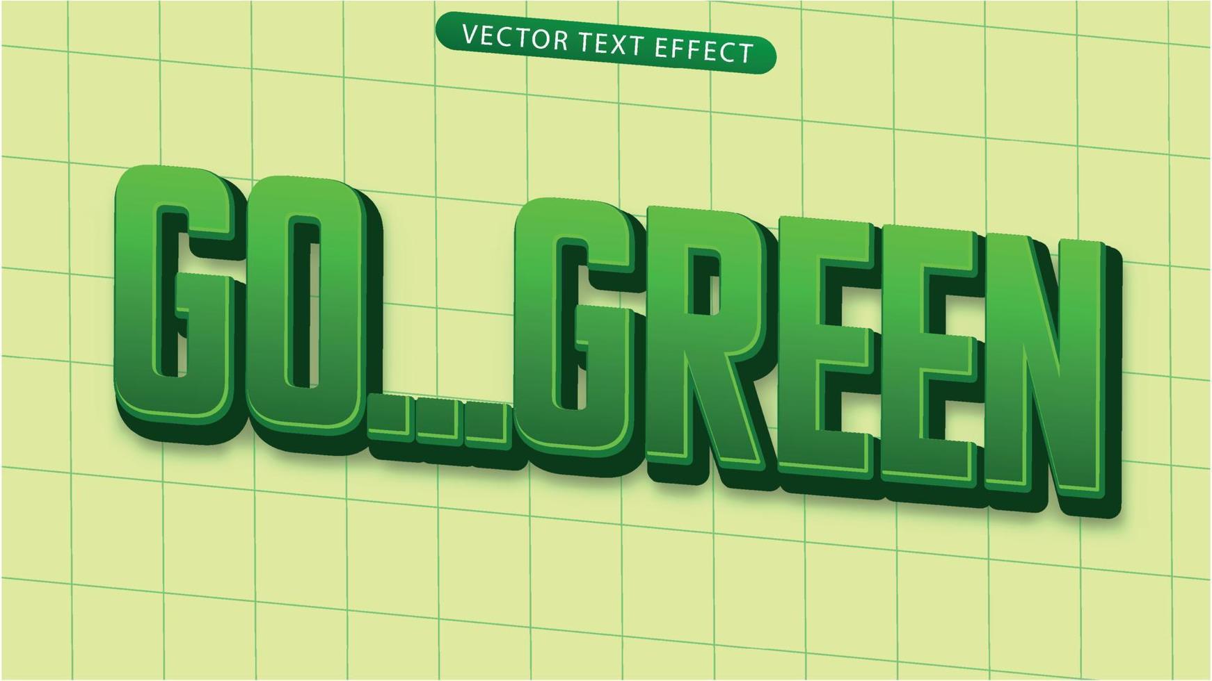groen 3d tekst markt vector het dossier