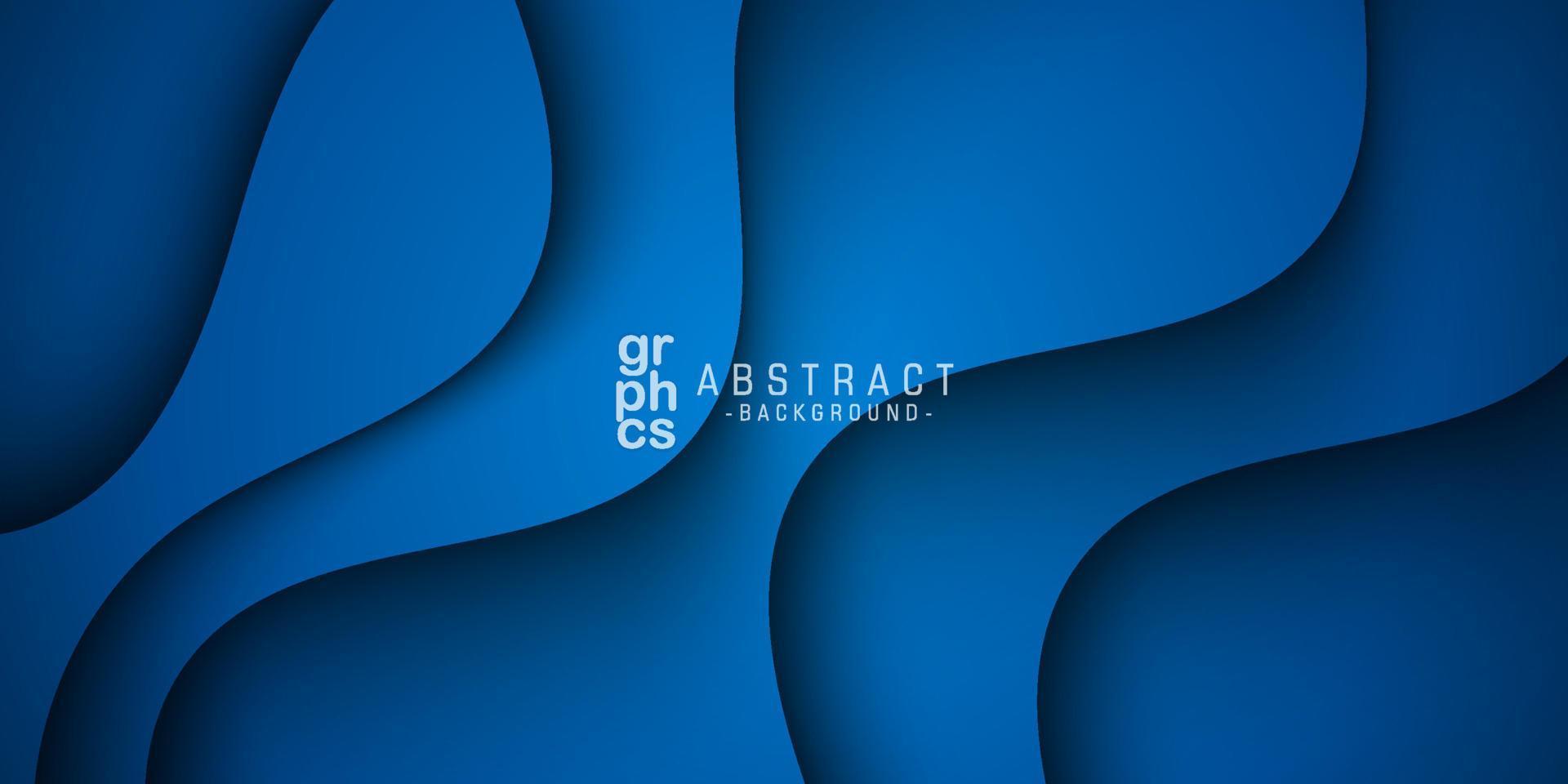 abstract realistisch donker blauw golvend ontwerp realistisch vorm achtergrond.eps10 vector