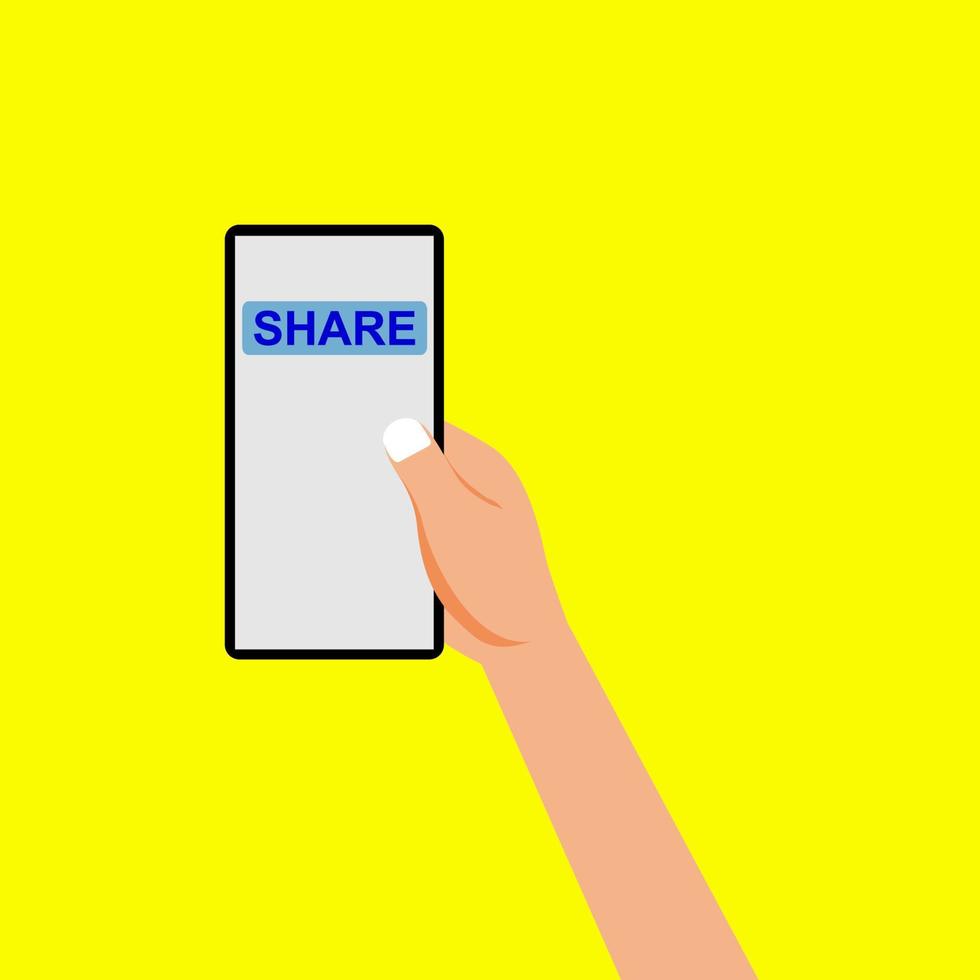 smartphone vector ontwerp met het dossier sharing visie