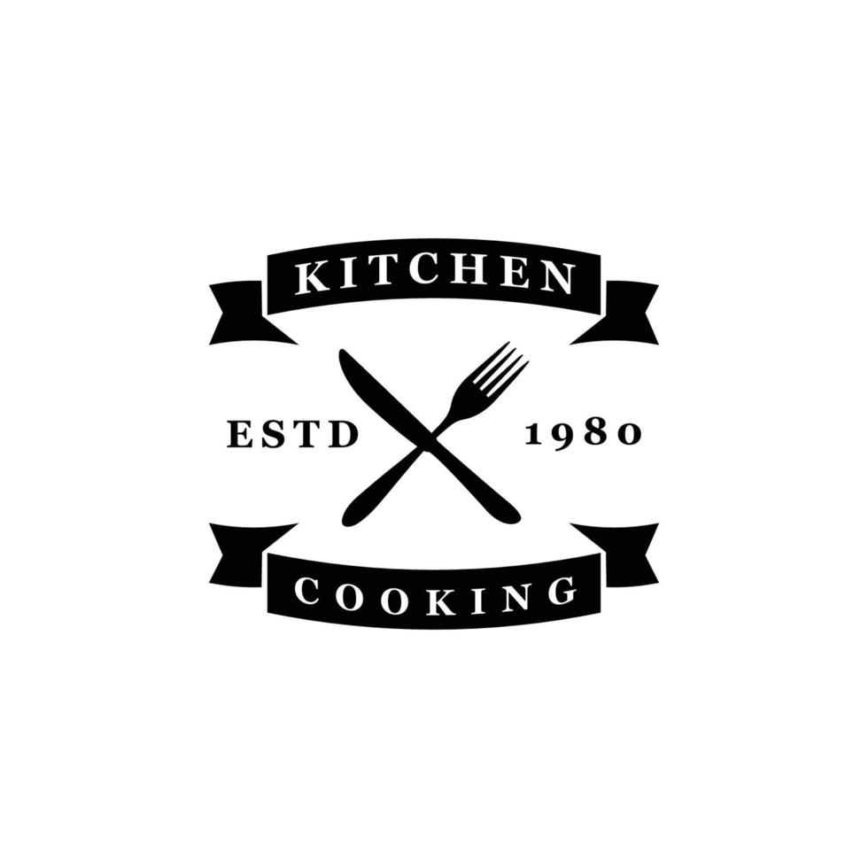 badges keuken logos vector