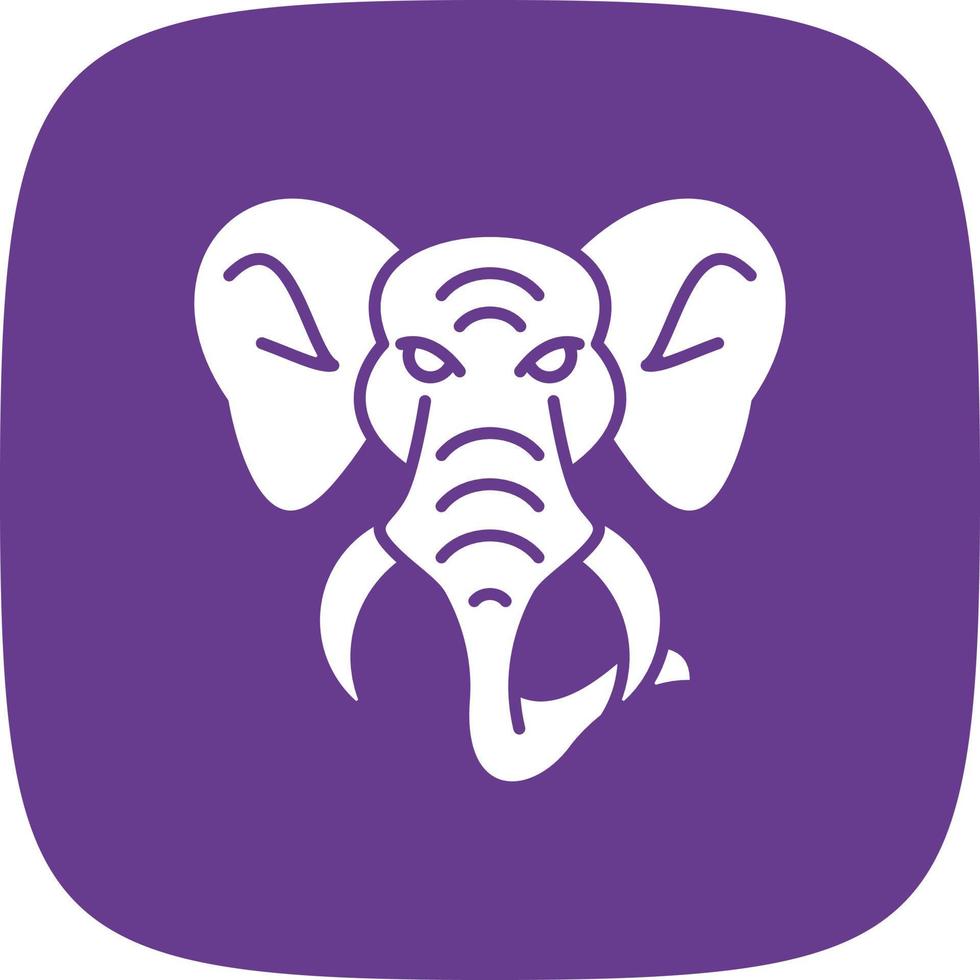 olifant creatief icoon ontwerp vector