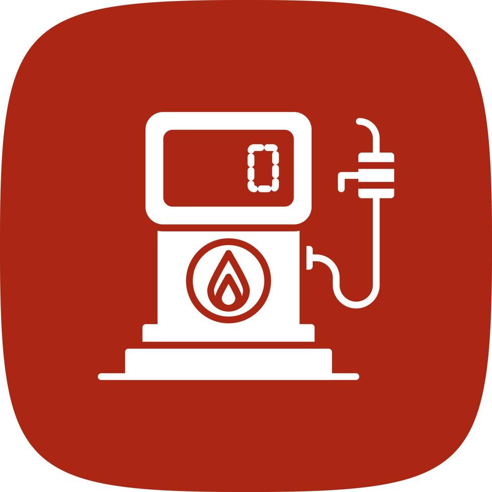 benzine station creatief icoon ontwerp vector