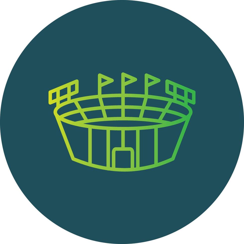stadion creatief icoon ontwerp vector