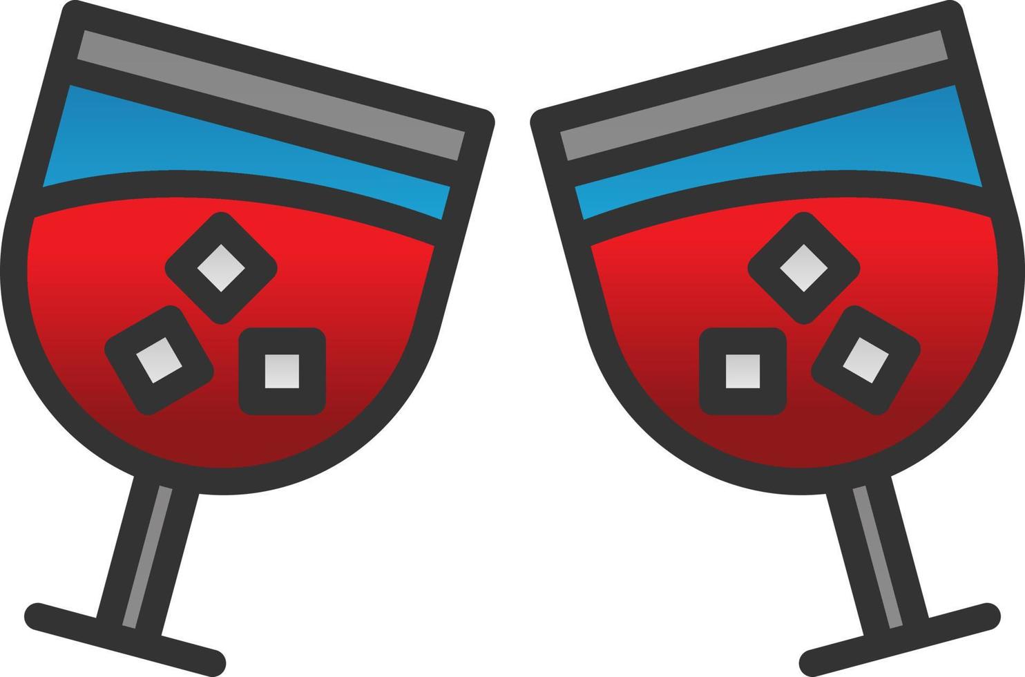 drinken bril vector icoon ontwerp