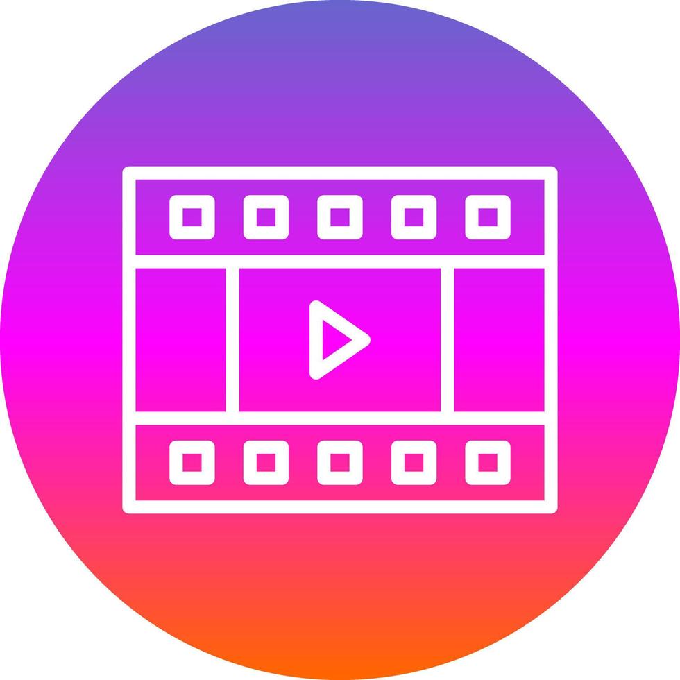 video editor vector icoon ontwerp