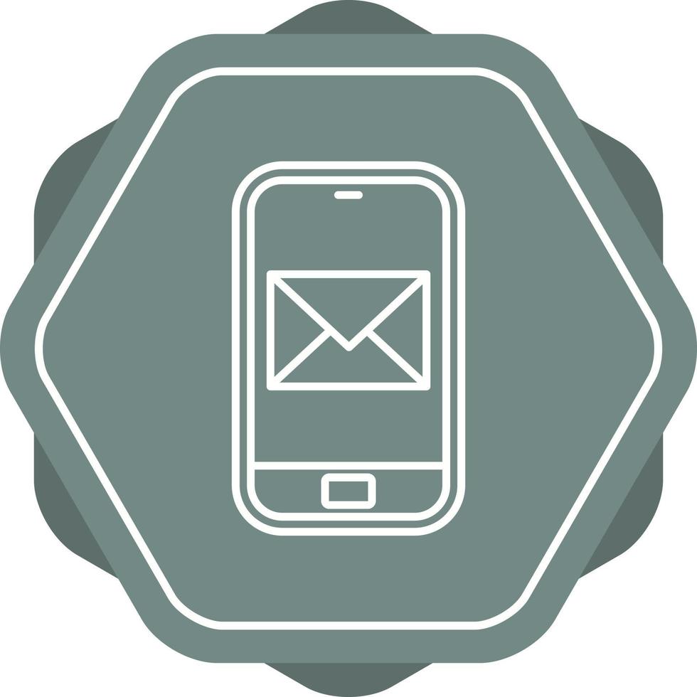 smartphone mail vector icoon