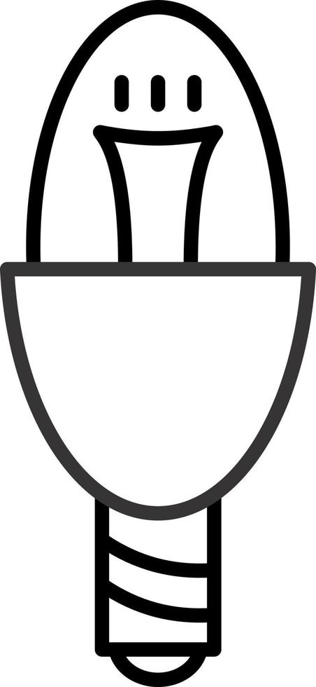 lamp lijn icoon vector