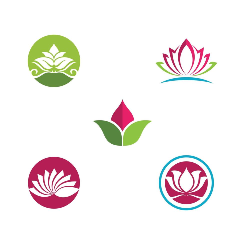 schoonheid vector lotus pictogram