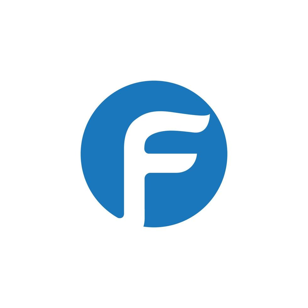 f letterpictogram vector