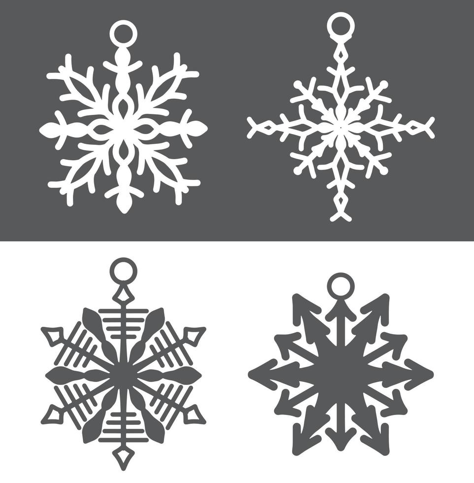 Kerstmis decoratie ornamenten elementen vector ontwerp