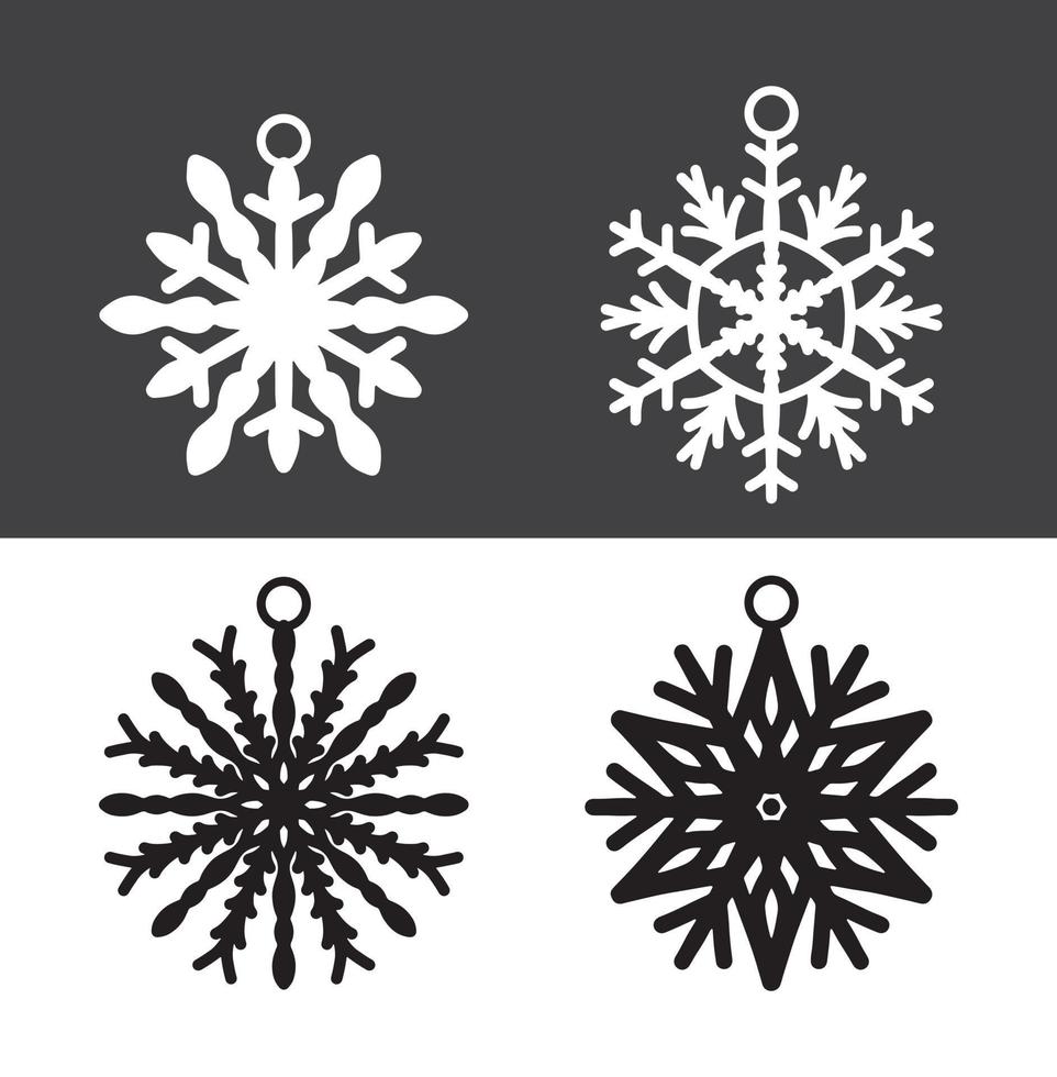 Kerstmis decoratie ornamenten elementen vector ontwerp