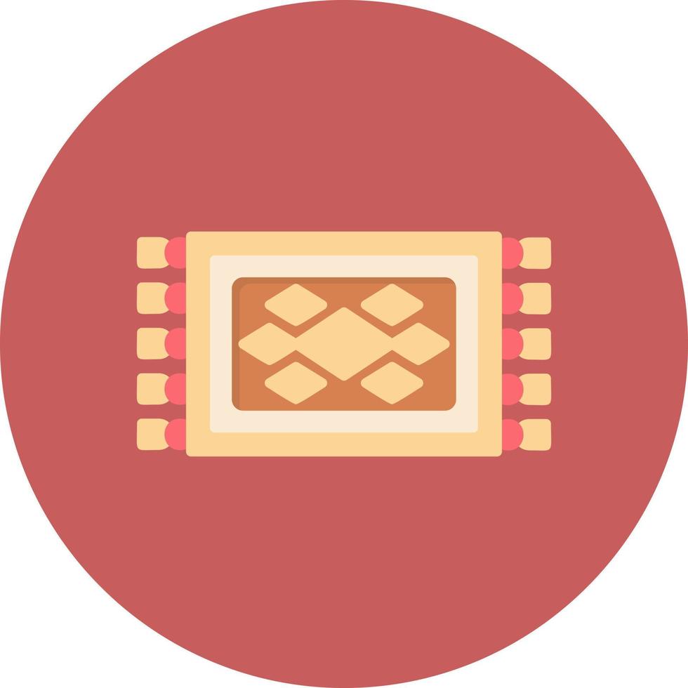 tapijt creatief icoon ontwerp vector