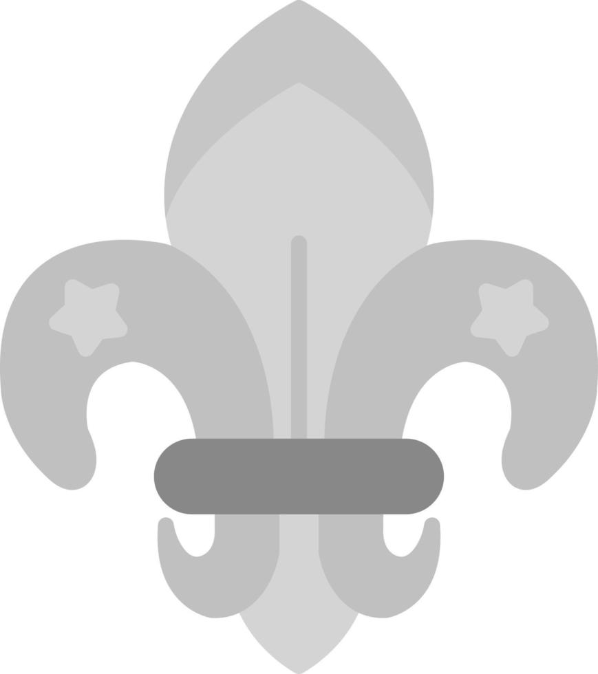 fleur de lis creatief icoon ontwerp vector