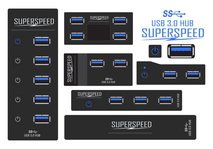 USB-poortvectoren vector