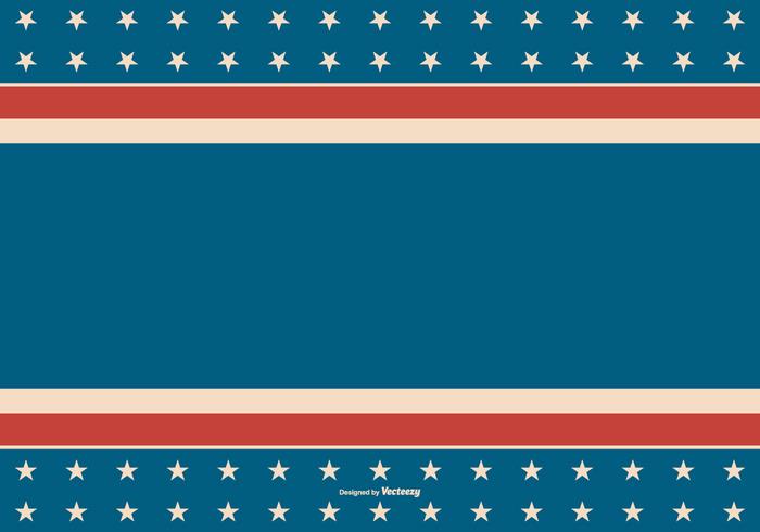 Amerikaanse Retro stijl patriottische achtergrond vector