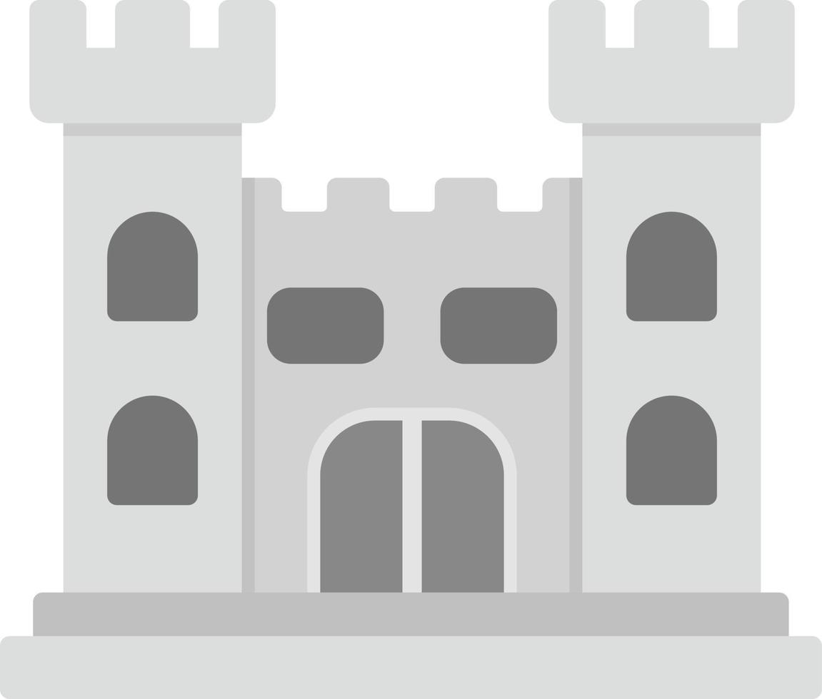 kasteel creatief icoon ontwerp vector