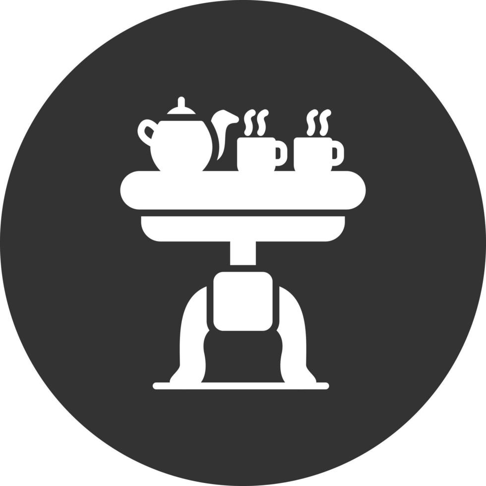 koffie tafel creatief icoon ontwerp vector