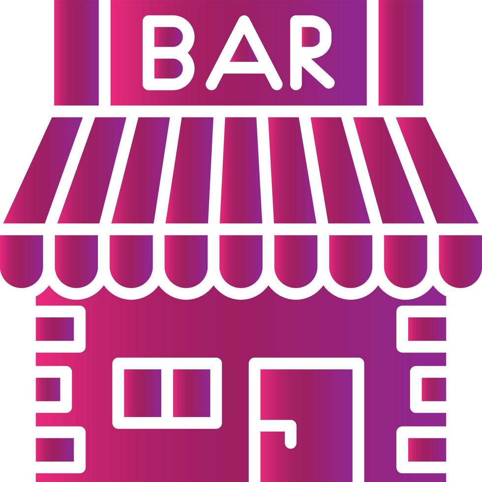 bar winkel creatief icoon ontwerp vector