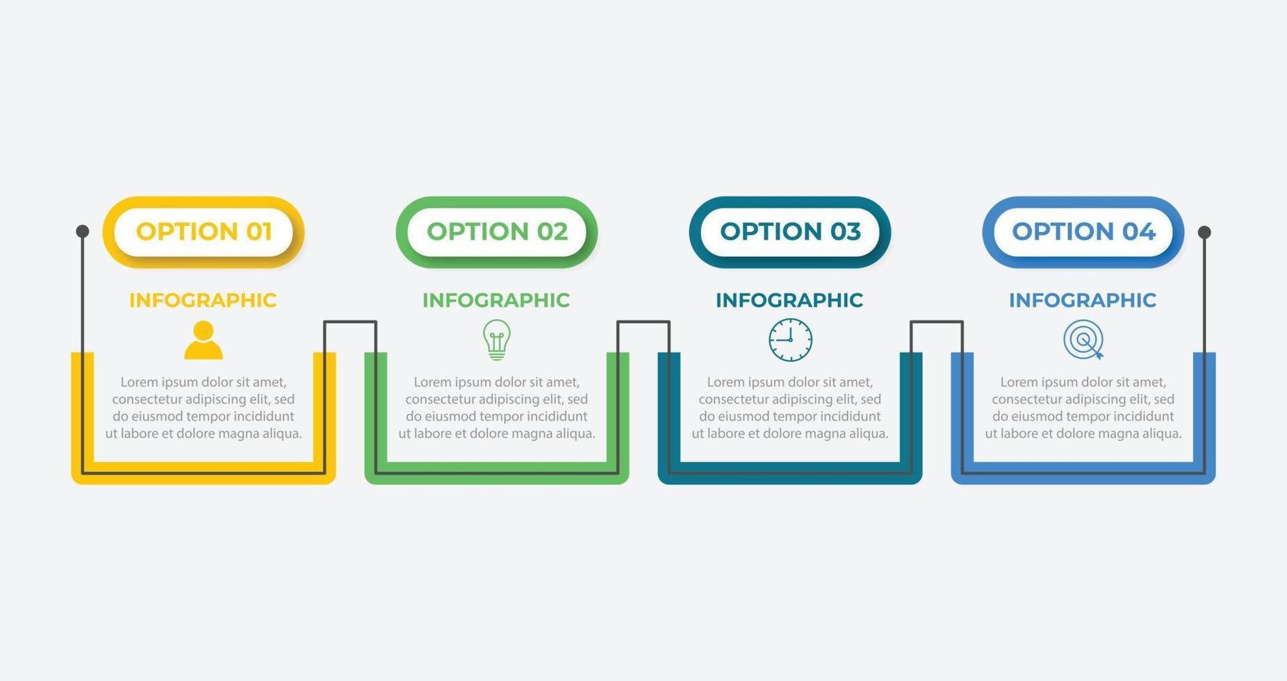 infographic ontwerp sjabloon met plaats voor uw gegevens. vector illustratie.