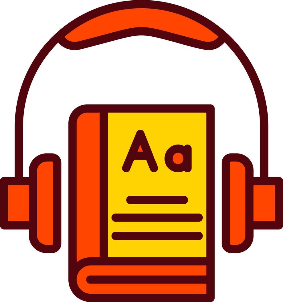 audioboek vector icoon